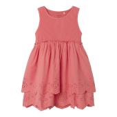 Φόρεμα υφασμάτινο κορίτσι name it-13243174-Spiced Coral