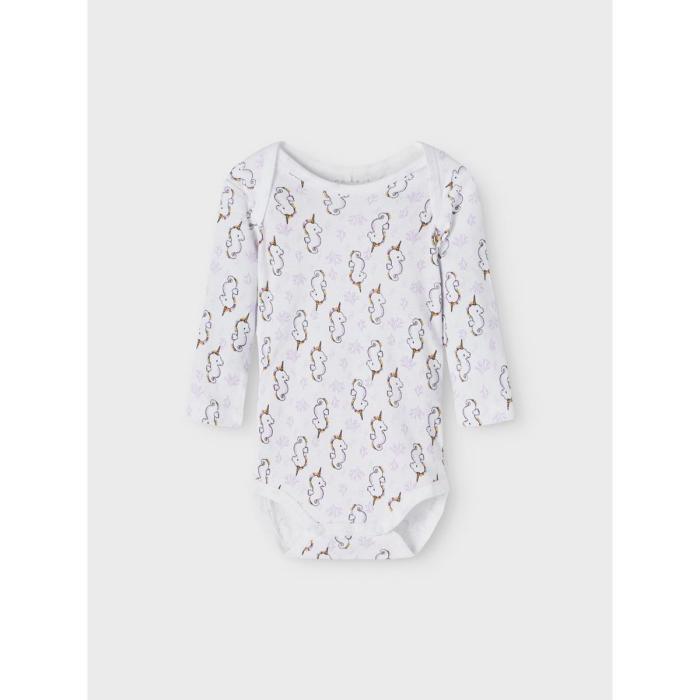 Σετ 3 τεμ. φορμάκια μπεμπέ Name it-13192795-LAVENDULA-organic cotton