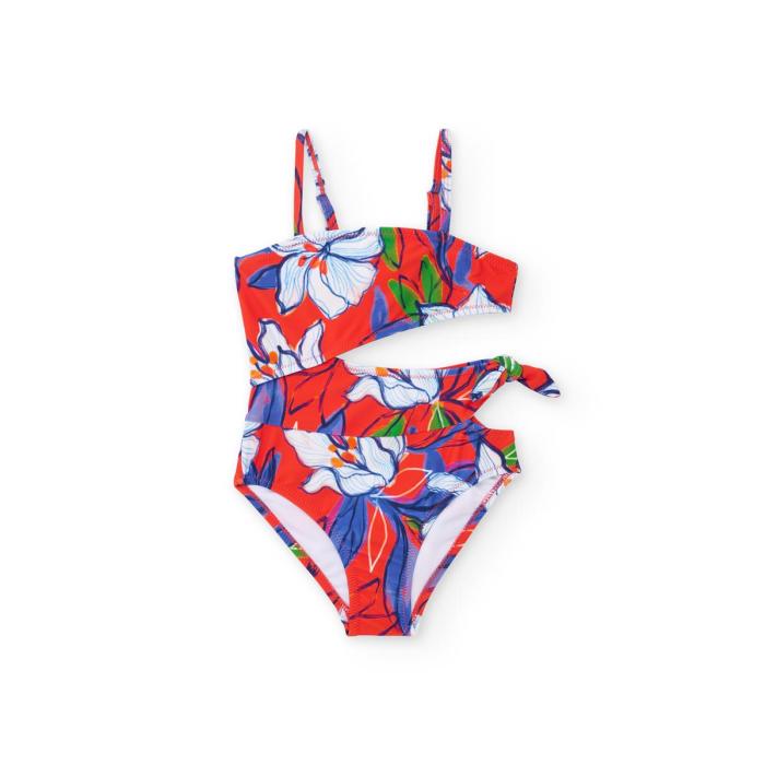 Μαγιό ολόσωμο κορίτσι Nath-KG08W001R1-Multicolor