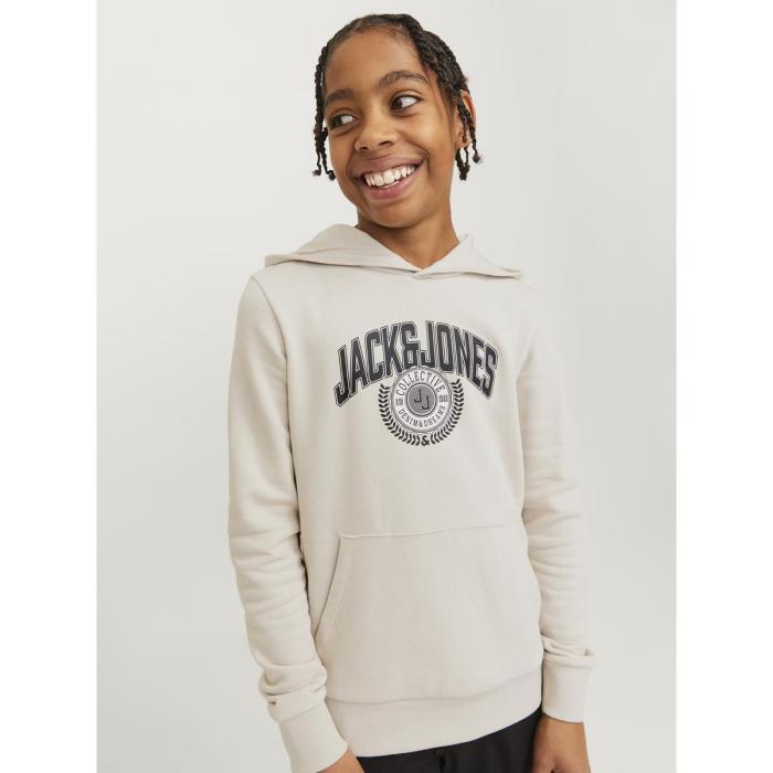Μπλούζα φούτερ αγόρι Jack & Jones-12266761-Moonbeam