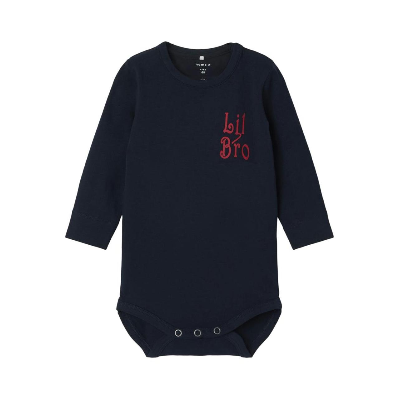 Name it Φορμάκι εσώρουχο unisex name it-13240546-Navy Blazer-organic cotton