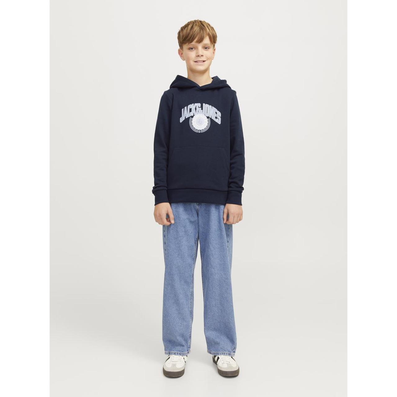 JACK&JONES Μπλούζα φούτερ αγόρι Jack & Jones-12266761-Sky Captain