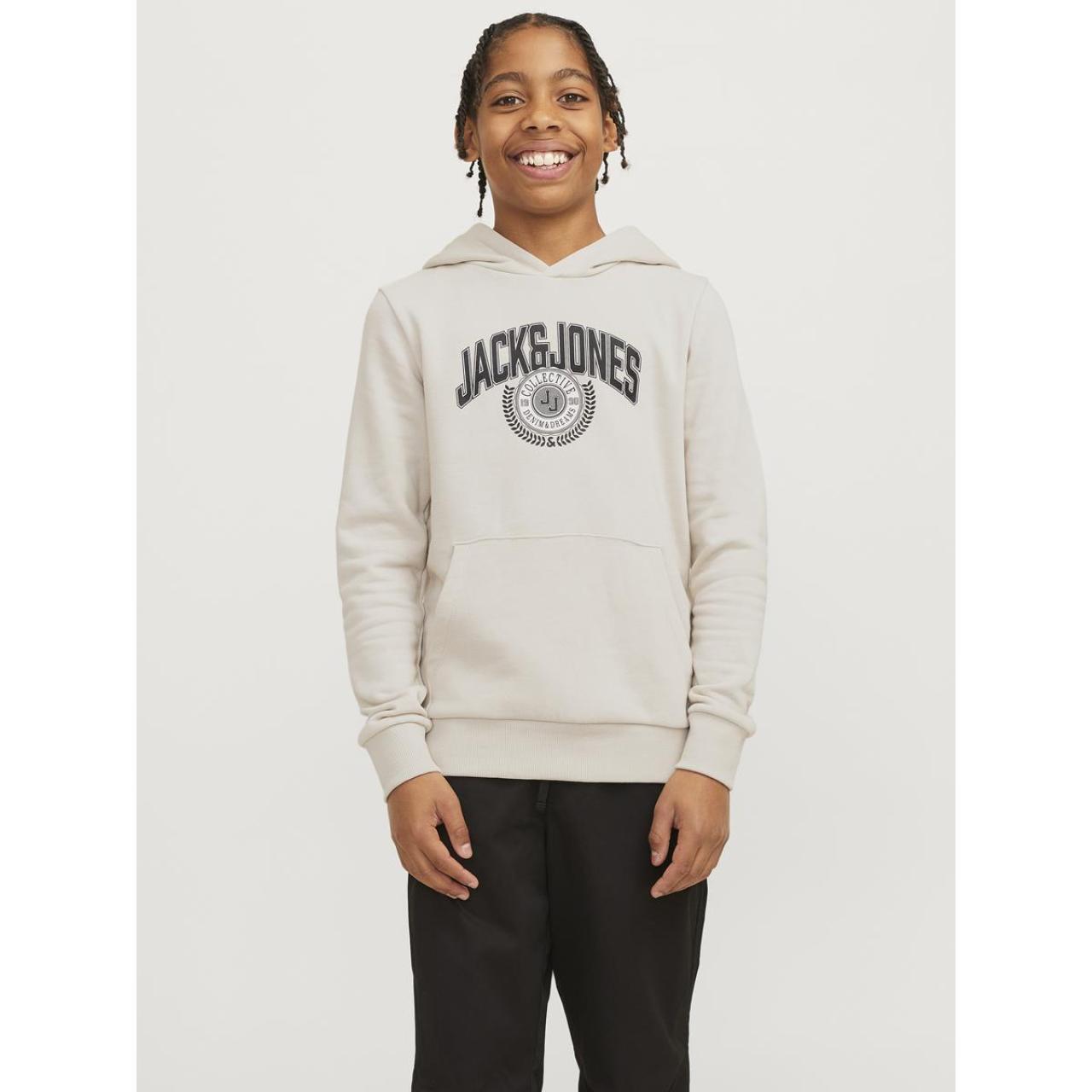 Μπλούζα φούτερ αγόρι Jack & Jones-12266761-Moonbeam