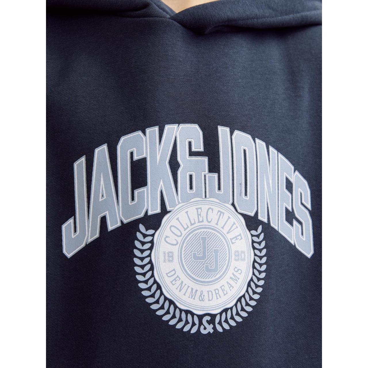 Μπλούζα φούτερ αγόρι Jack & Jones-12266761-Sky Captain