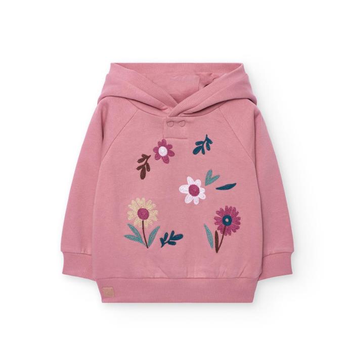 Μπλούζα φούτερ κορίτσι Boboli-232119-3919-Pink