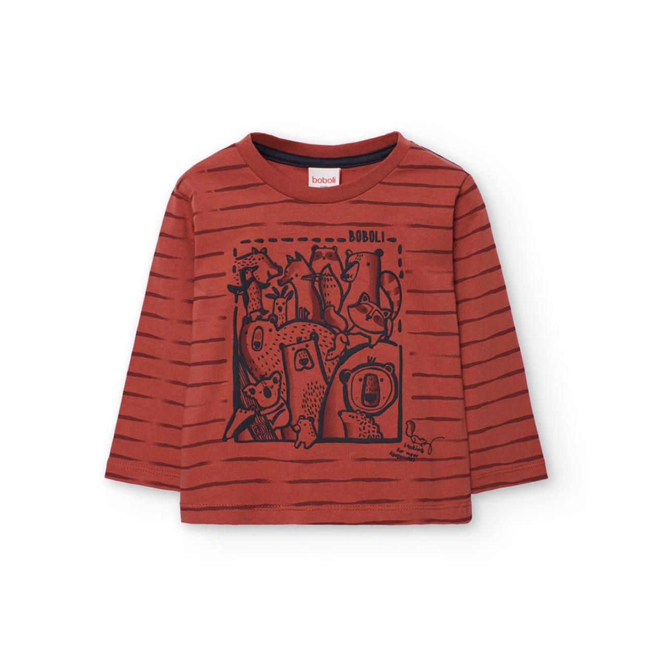 BOBOLI Μπλούζα μακό αγόρι Boboli-312130-5169-Orange