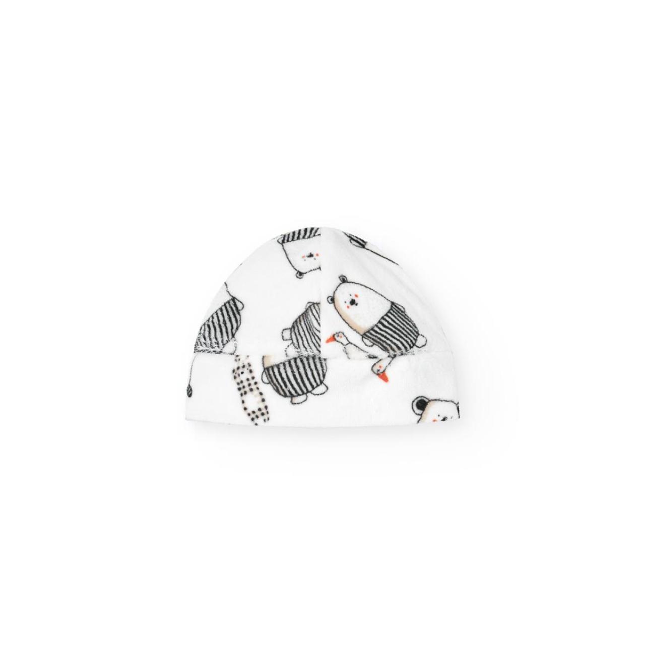 Σετ 3 τεμ. βελουτέ μπεμπέ unisex Boboli-122072-9689-Ecru