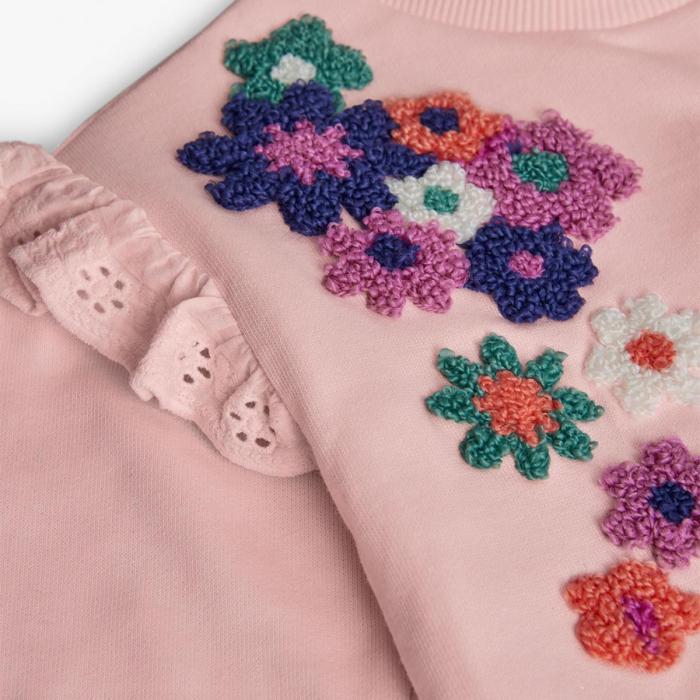 Μπλούζα φούτερ κορίτσι Boboli-222062-3915-Pink