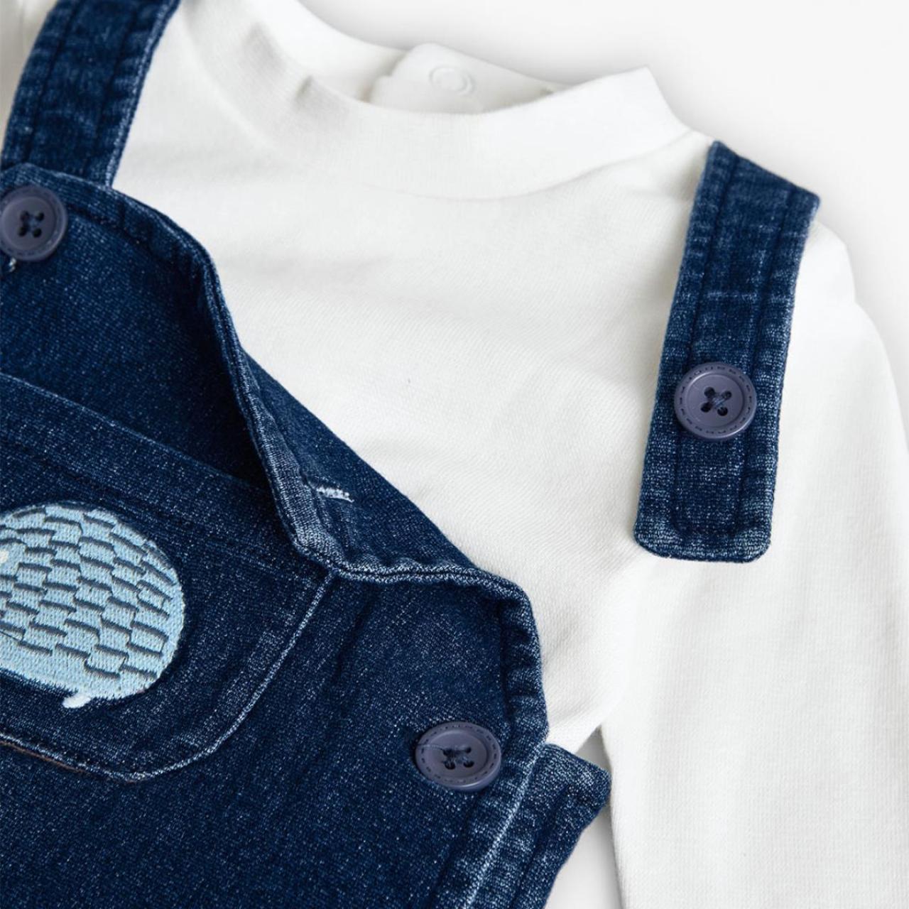 Σαλοπέτα σετ μπεμπέ αγόρι Boboli-132141-BLUE φωτογραφία