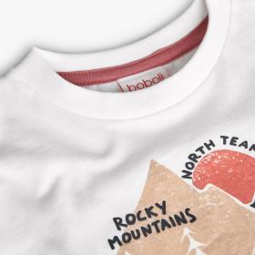 Μπλούζα μακό αγόρι Boboli-312040-1111-White