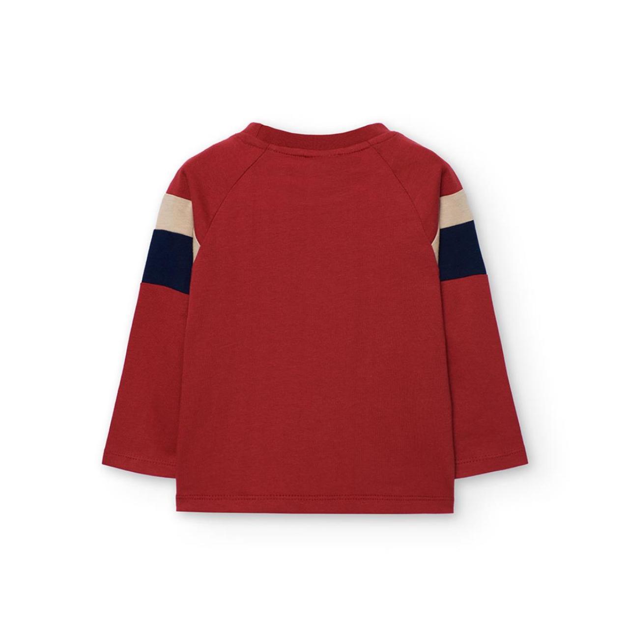 Μπλούζα μακό αγόρι Boboli-322052-3945-Red φωτογραφία