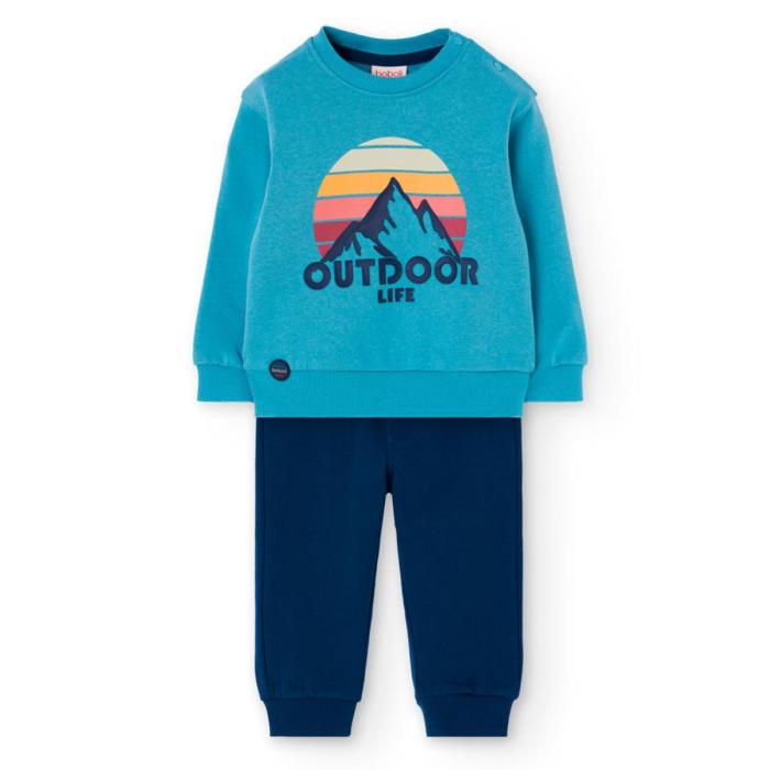 Σετ φόρμα φούτερ αγόρι Boboli-342098-4732-Blue