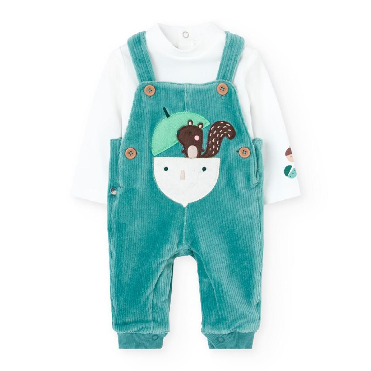 BOBOLI Σαλοπέτα σετ μπεμπέ αγόρι Boboli-142175-4729-Green