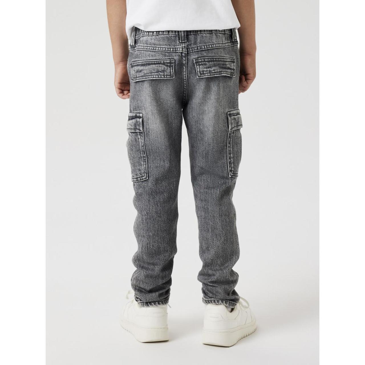 Παντελόνι τζιν cargo αγόρι name it-13237339-Medium Grey Denim φωτογραφία