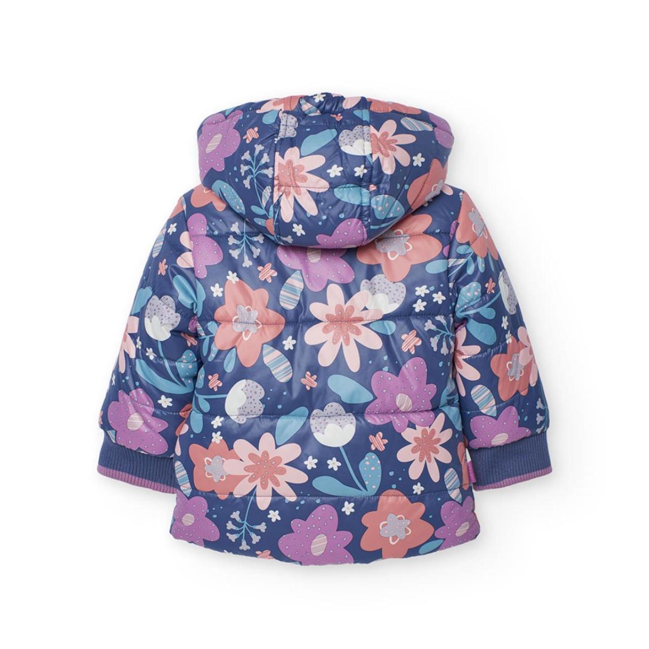 Μπουφάν διπλής όψης κορίτσι Boboli-222185-9753-Purple φωτογραφία