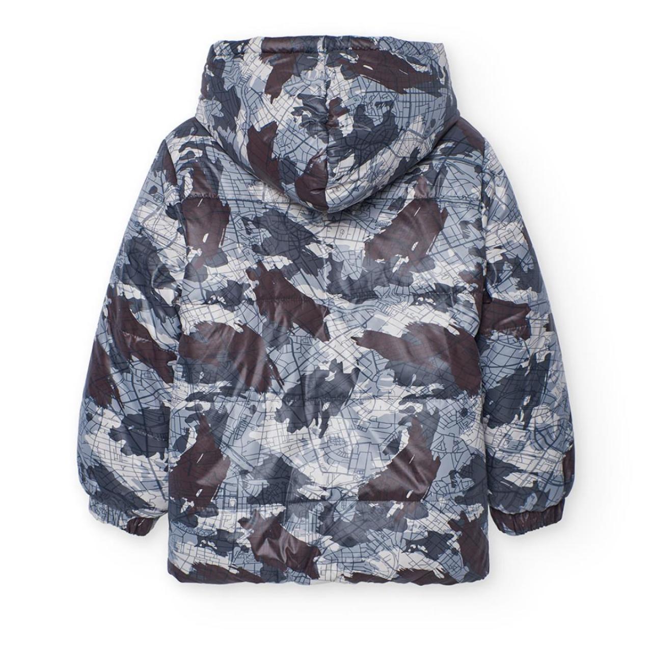 Μπουφάν διπλής όψης αγόρι Boboli-512200-9716-Grey φωτογραφία