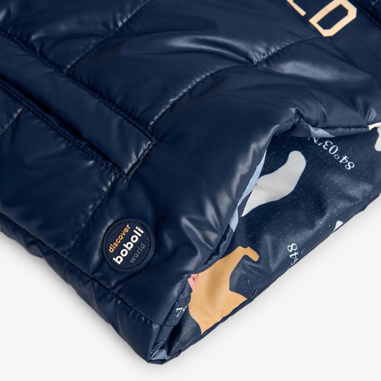 Μπουφάν διπλής όψης αγόρι Boboli-302173-2440-Navy φωτογραφία