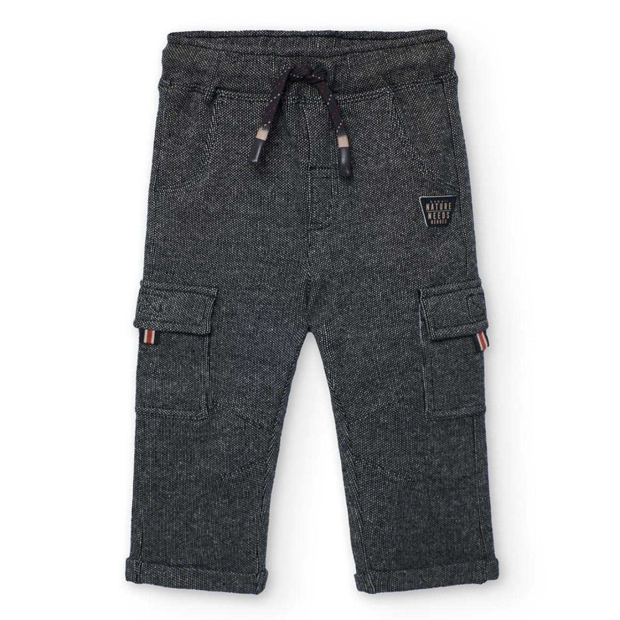 BOBOLI Παντελόνι φούτερ cargo αγόρι Boboli-312051-8116-Anthracite