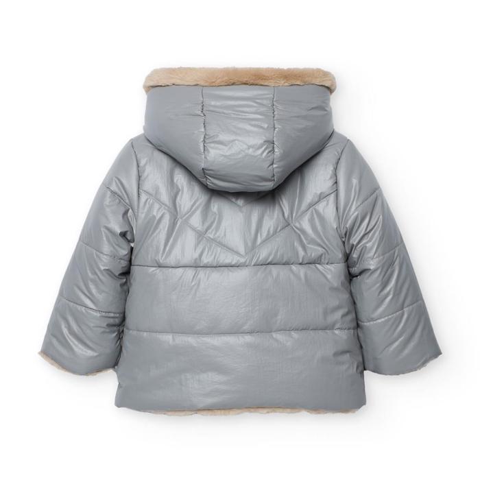 Μπουφάν διπλής όψης κορίτσι Boboli-702098-8105-Grey