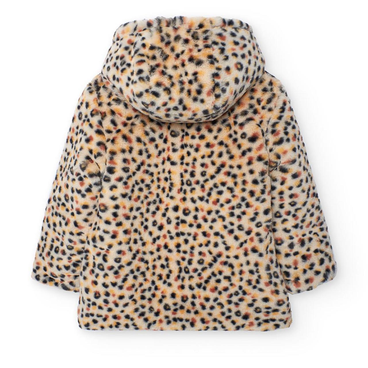 Μπουφάν-γουνάκι διπλής όψης κορίτσι Boboli-722348-890-Black φωτογραφία