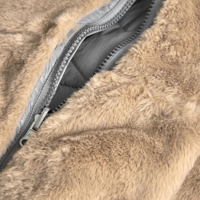 Μπουφάν διπλής όψης κορίτσι Boboli-702098-8105-Grey