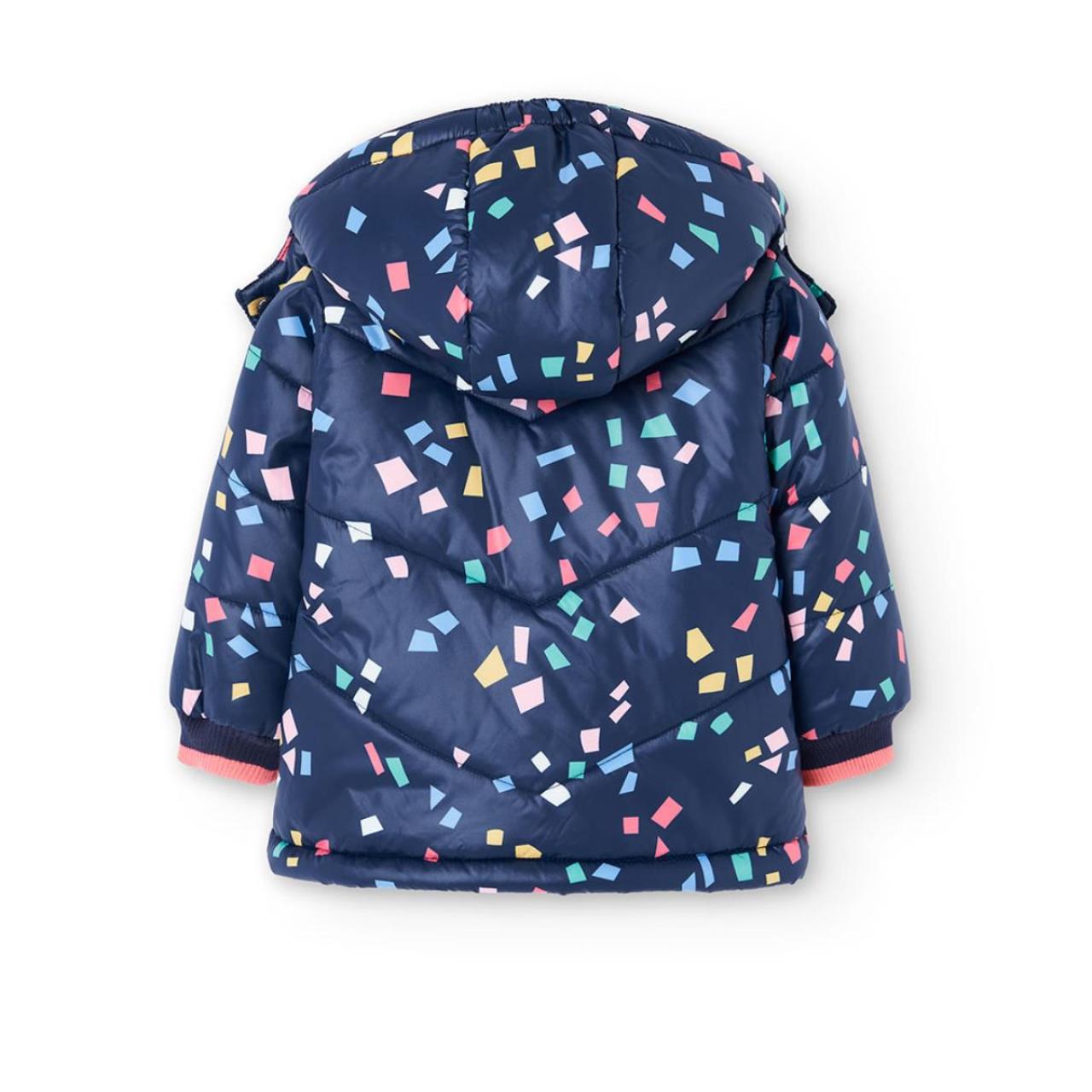 Μπουφάν κορίτσι Boboli-202206-9748-Navy