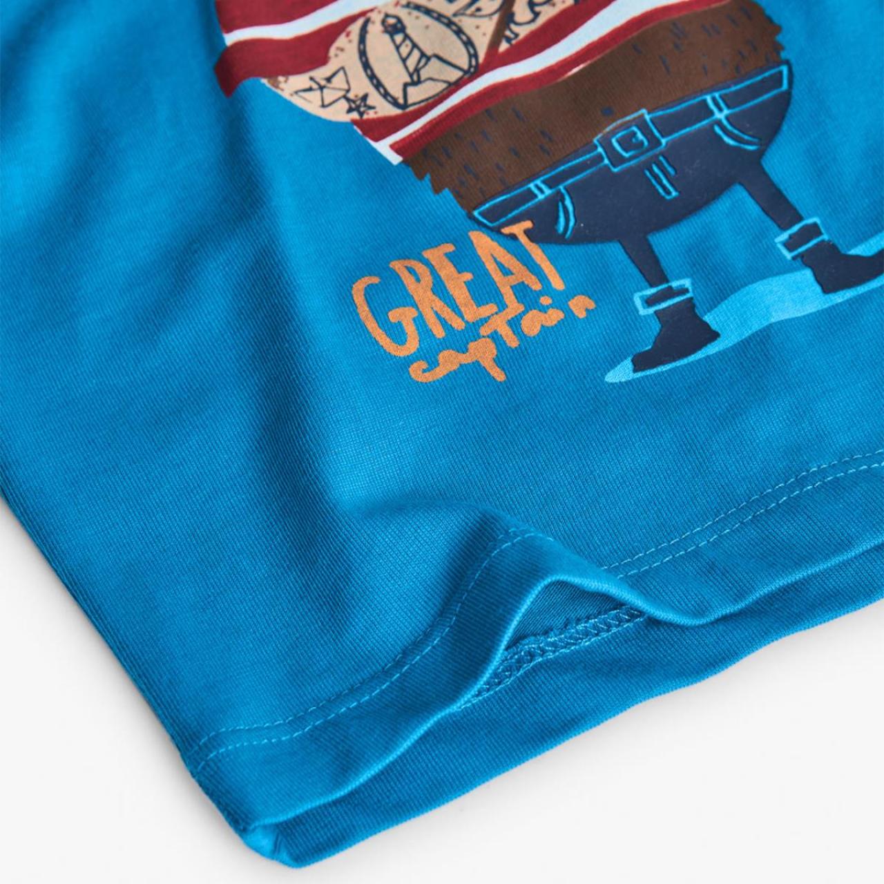 Μπλούζα μακό αγόρι Boboli-322041-2627-Blue φωτογραφία