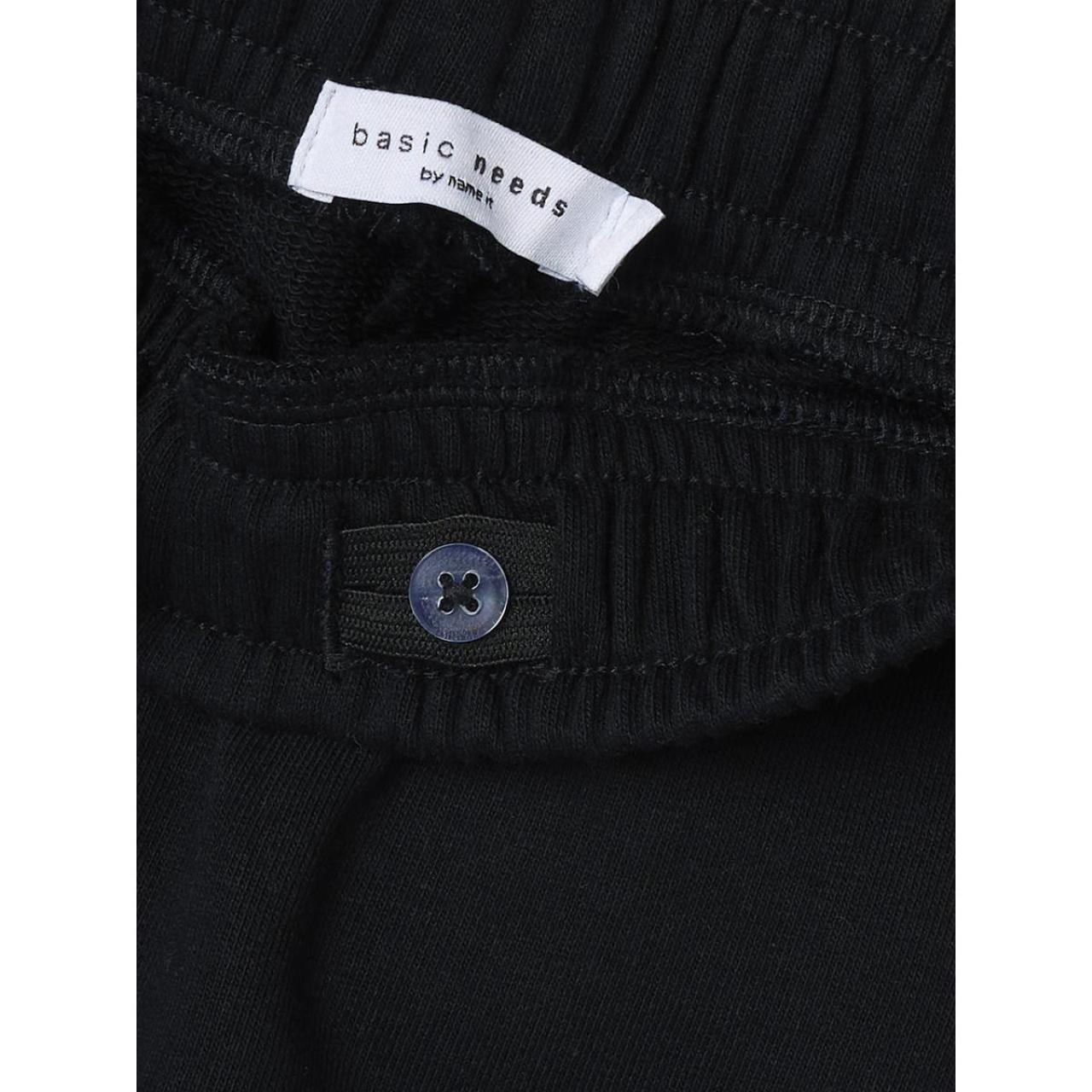 Παντελόνι φούτερ κορίτσι name it-13240496-Black-organic cotton φωτογραφία