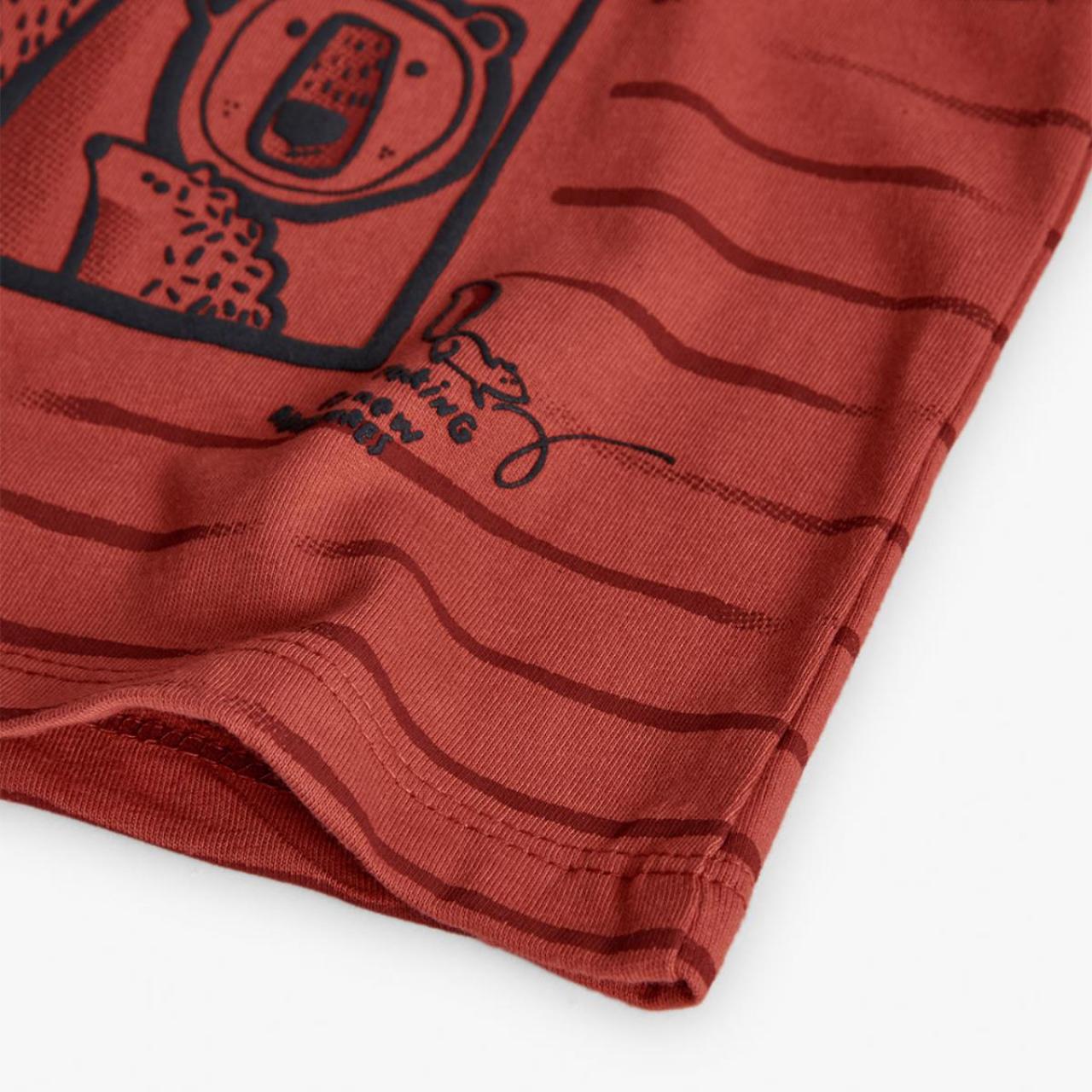 Μπλούζα μακό αγόρι Boboli-312130-5169-Orange φωτογραφία