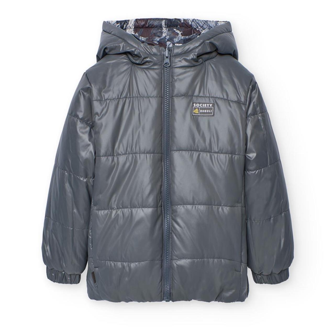 Μπουφάν διπλής όψης αγόρι Boboli-512200-9716-Grey φωτογραφία