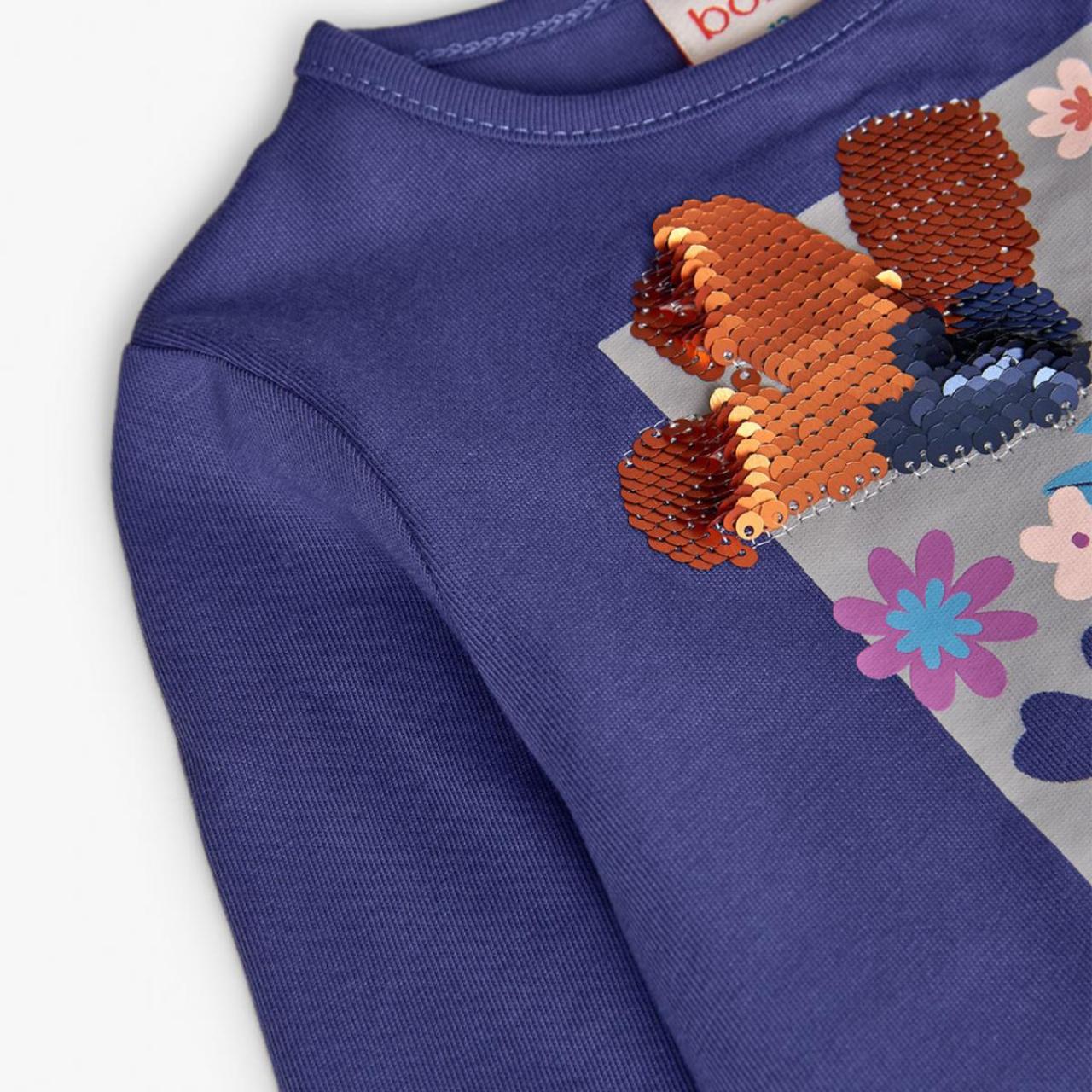 Μπλούζα μακό κορίτσι Boboli-222073-6124-Purple φωτογραφία