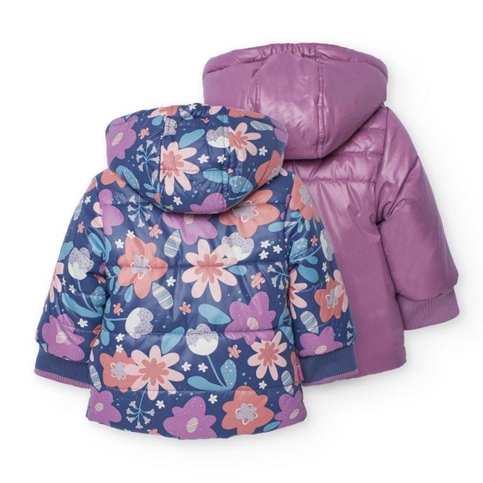 Μπουφάν διπλής όψης κορίτσι Boboli-222185-9753-Purple