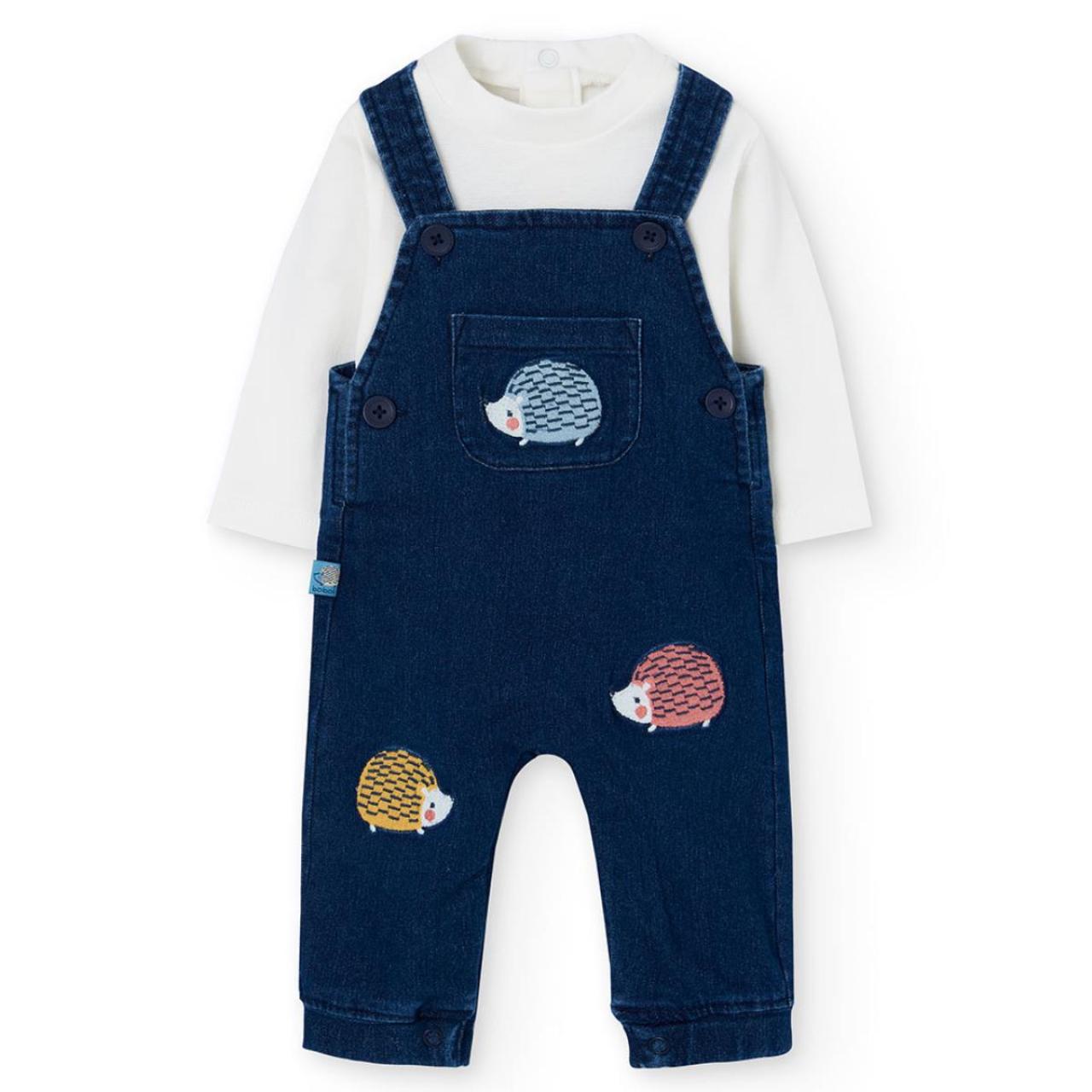 BOBOLI Σαλοπέτα σετ μπεμπέ αγόρι Boboli-132141-BLUE