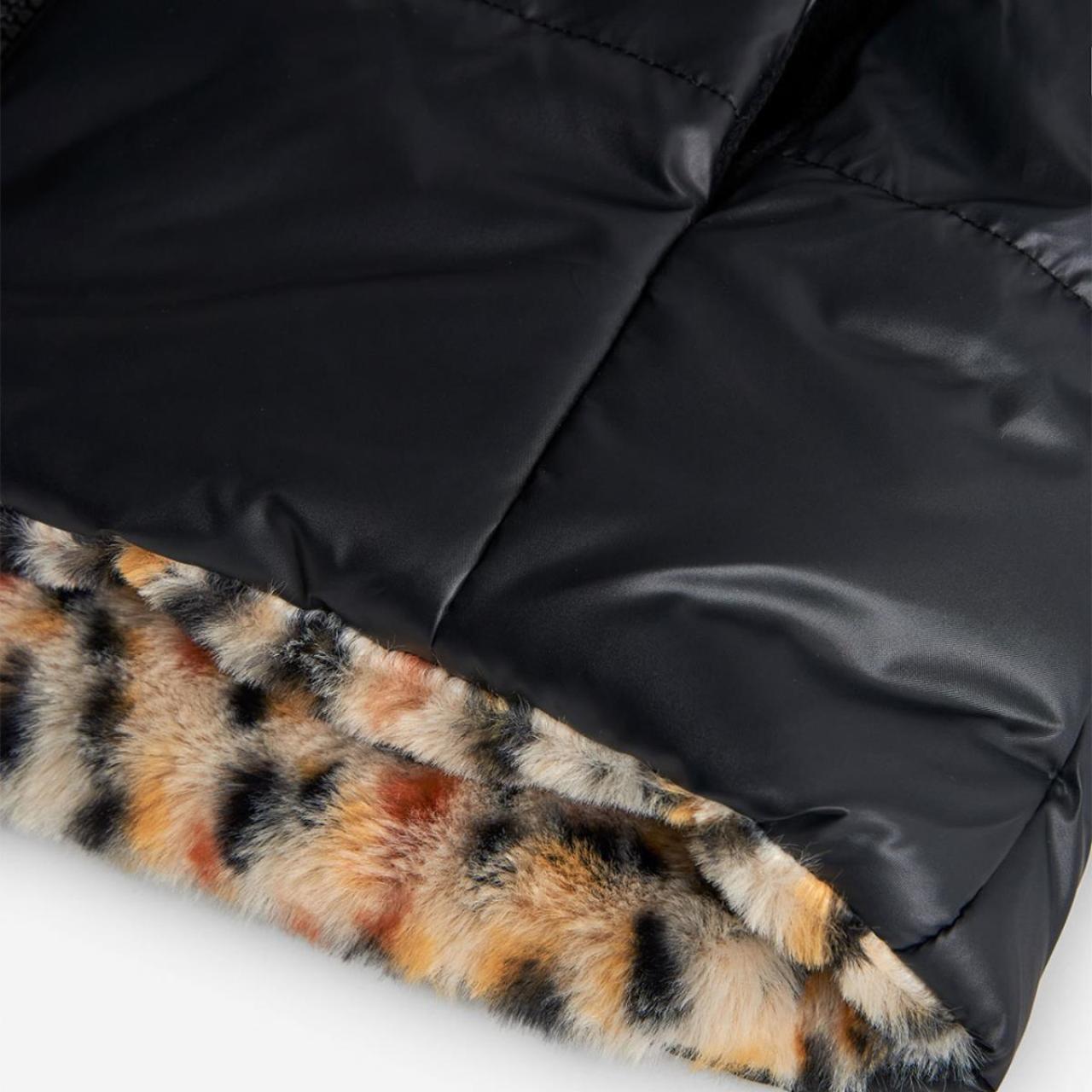 Μπουφάν-γουνάκι διπλής όψης κορίτσι Boboli-722348-890-Black φωτογραφία