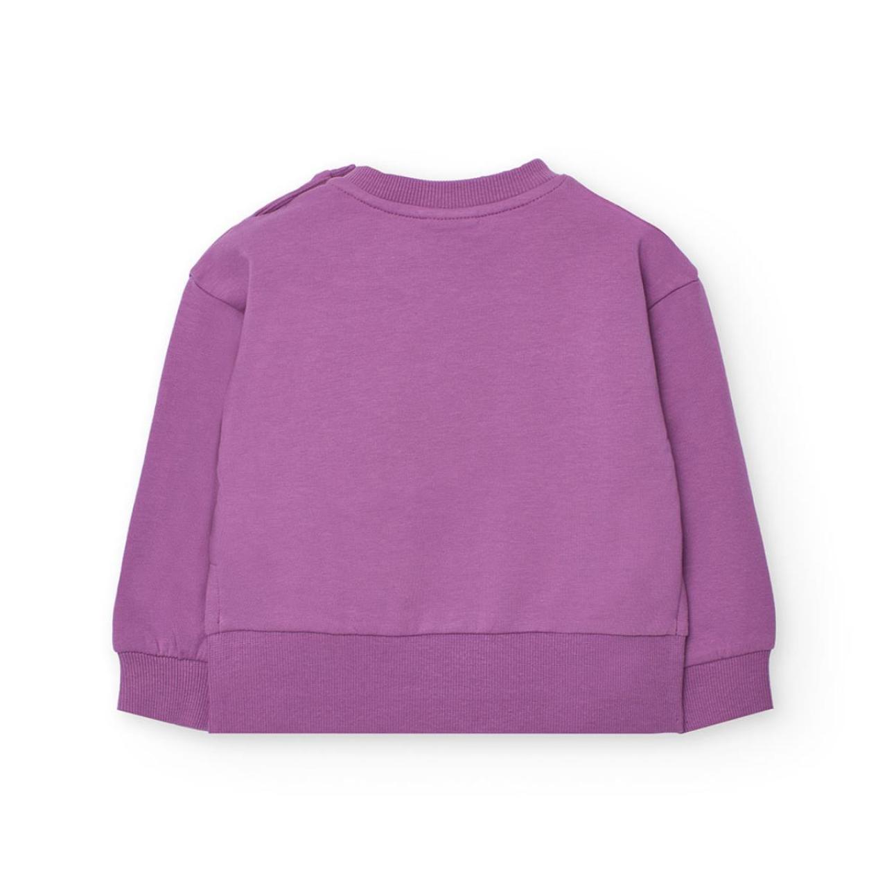 Μπλούζα φούτερ κορίτσι Boboli-222129-6123-Purple