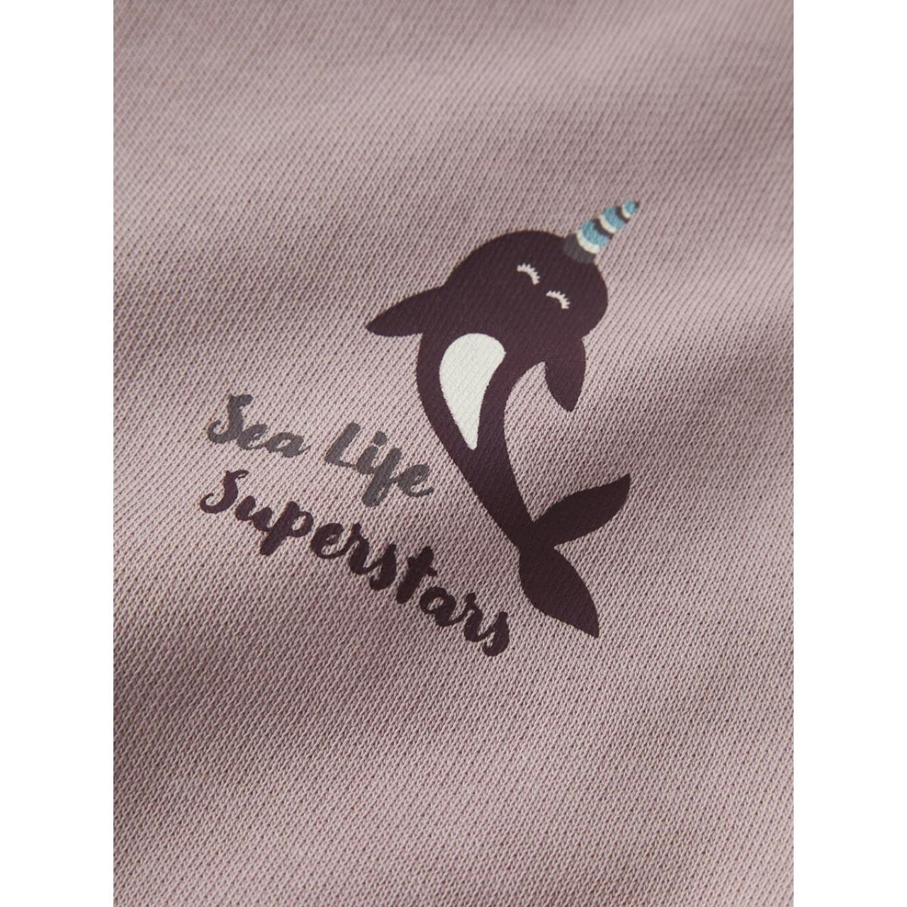 Μπλούζα φούτερ κορίτσι name it-13246317-Burnished Lilac φωτογραφία