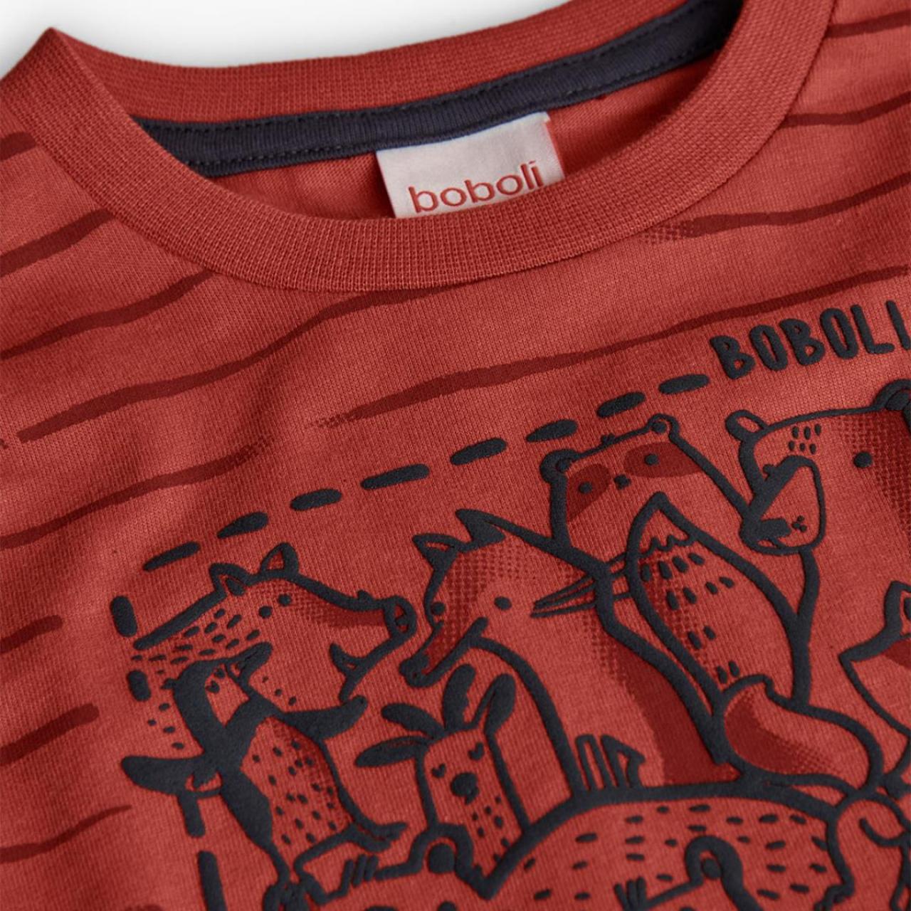 Μπλούζα μακό αγόρι Boboli-312130-5169-Orange φωτογραφία