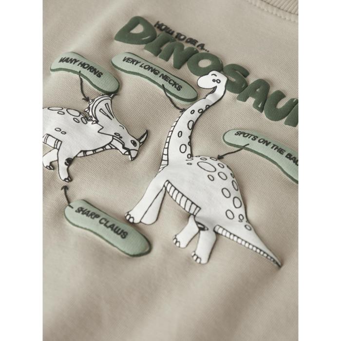 Μπλούζα μακό αγόρι name it-13224978-Peyote-organic cotton