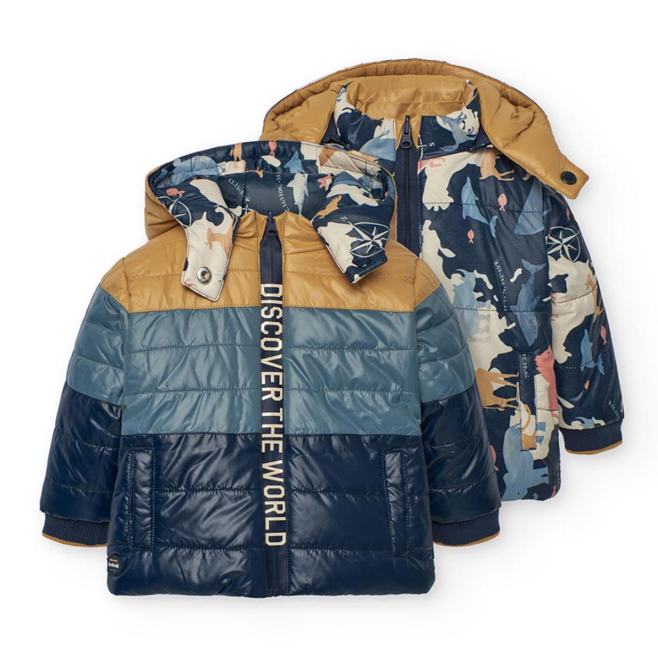 BOBOLI Μπουφάν διπλής όψης αγόρι Boboli-302173-2440-Navy