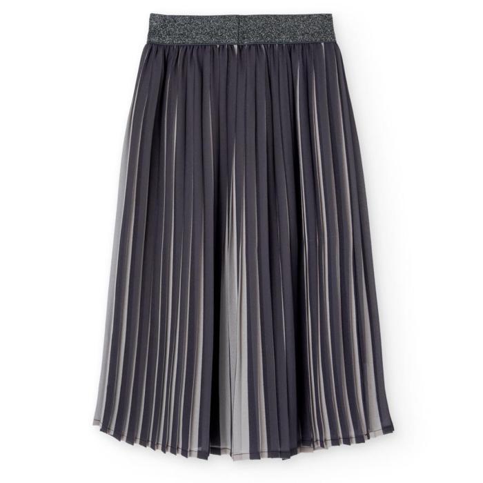 Φούστα μακρια πλισέ κορίτσι Boboli-722056-8105-Grey