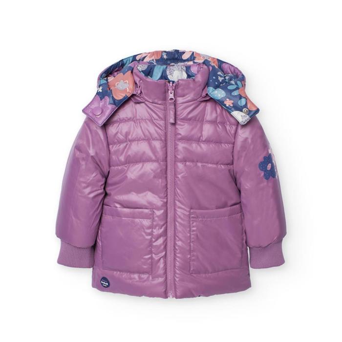 Μπουφάν διπλής όψης κορίτσι Boboli-222185-9753-Purple