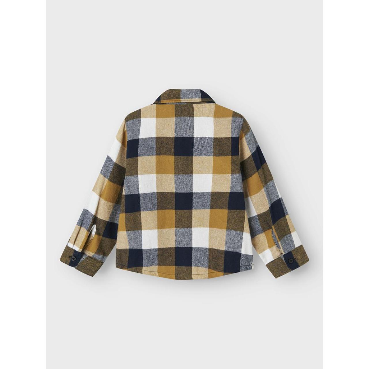 Πουκάμισο καρό αγόρι name it-13244617-Navy Blazer-organic cotton φωτογραφία