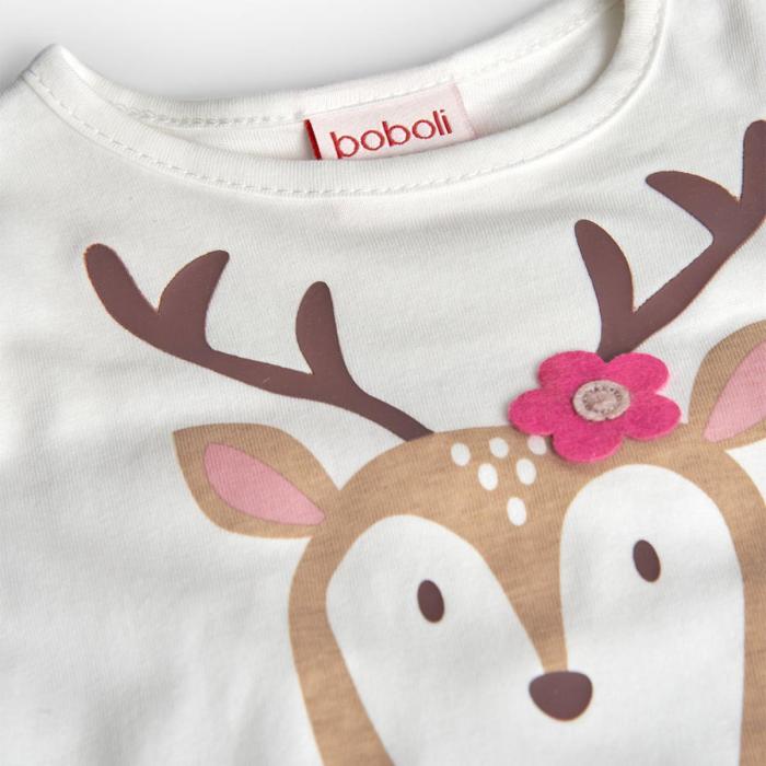 Μπλούζα μακό κορίτσι Boboli-232085-1111-White