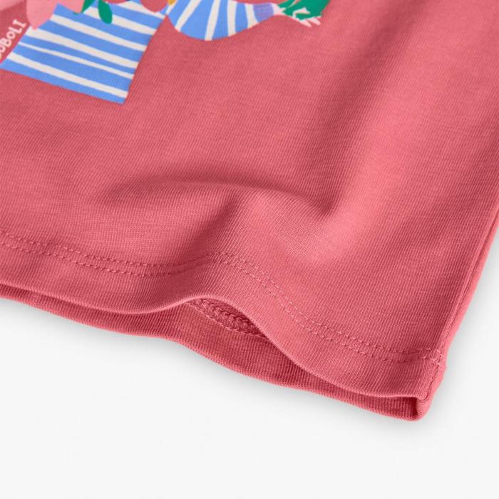 Μπλούζα μακό κορίτσι Boboli-292081-3914-Coral