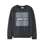 Μπλούζα φούτερ αγόρι name it-13246347-Black