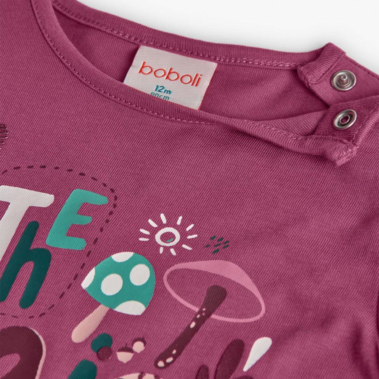 Μπλούζα μακό κορίτσι Boboli-232142-3944-Purple φωτογραφία