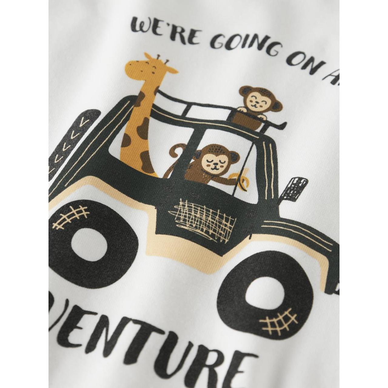 Μπλούζα μακό αγόρι name it-13224978-Bright White-organic cotton