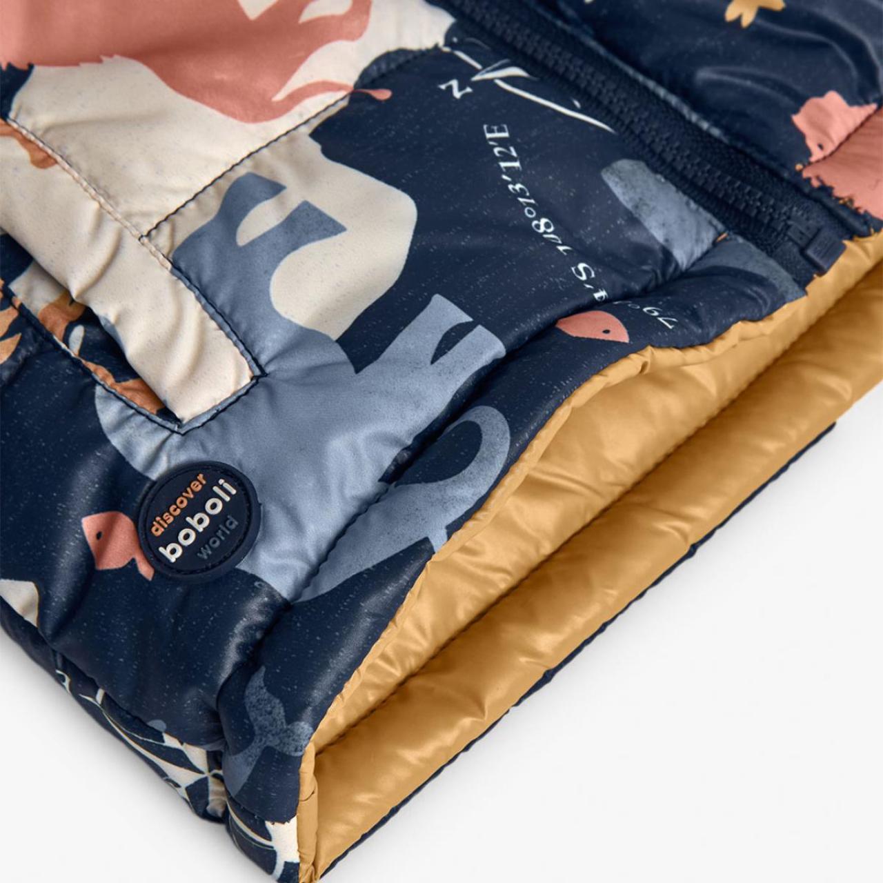 Μπουφάν αμάνικο διπλής όψης αγόρι Boboli-302162-1225-Navy φωτογραφία