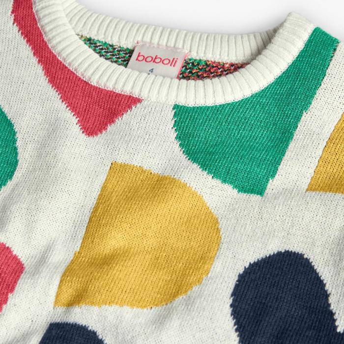 Μπλούζα πλεκτή κορίτσι Boboli-412120-1111-Multicolor