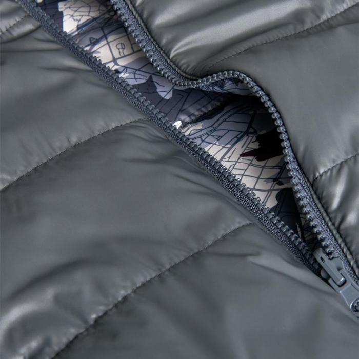 Μπουφάν διπλής όψης αγόρι Boboli-512200-9716-Grey